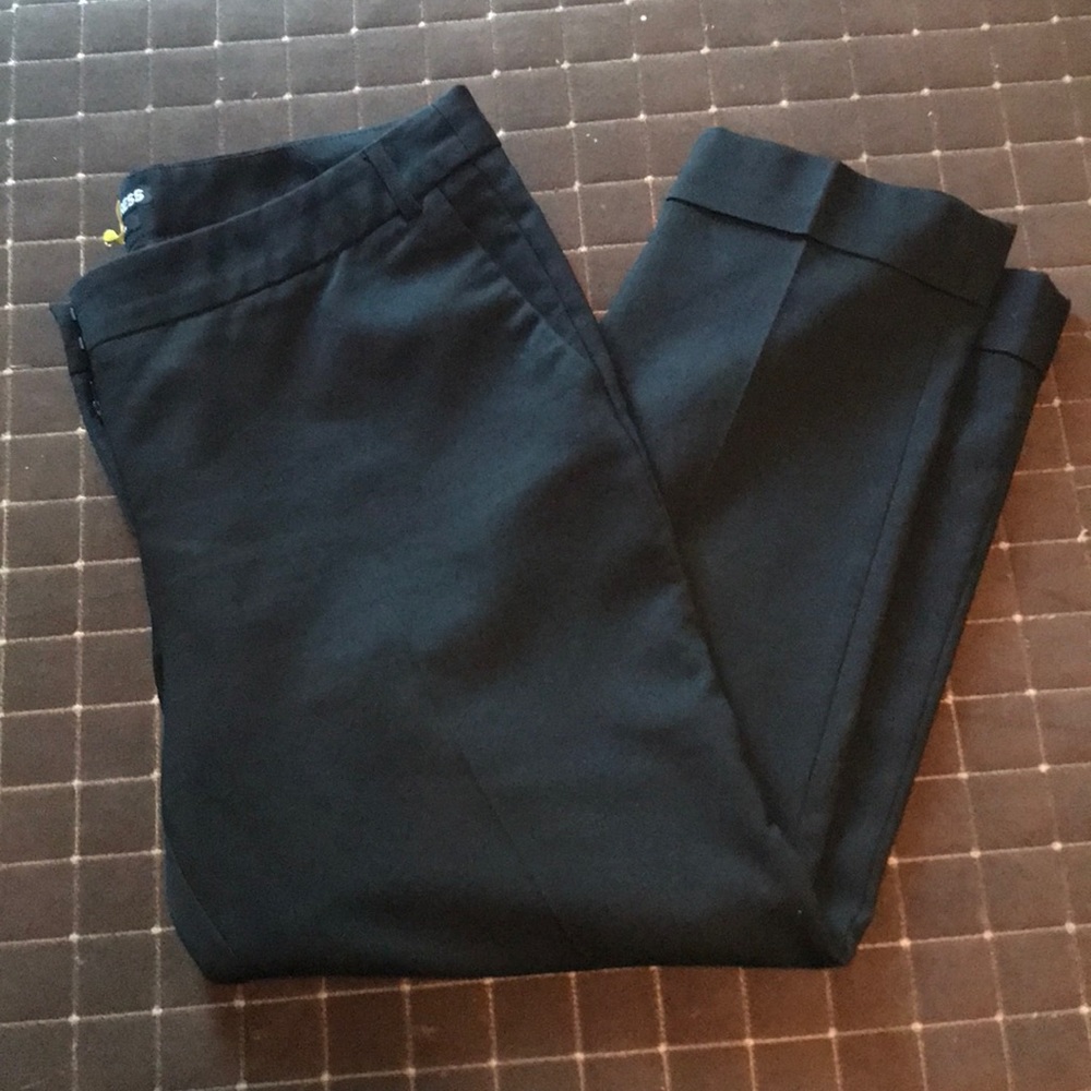 Express Black Ankle Dress Pants